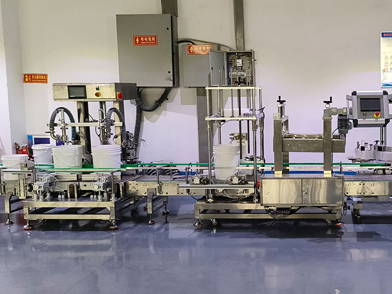 武漢20L化工溶液灌裝機-25公斤透析液灌裝生產線